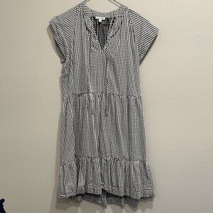 Black and White Gingham Dress-Tyler Boe